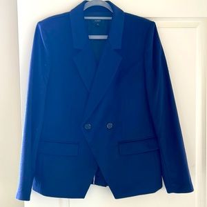 Brand New J Crew Devon Navy Blazer in Drapey Flannel size 14